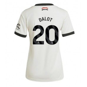 Manchester United Diogo Dalot #20 Tredje Tröja Dam 2024-25 Kortärmad